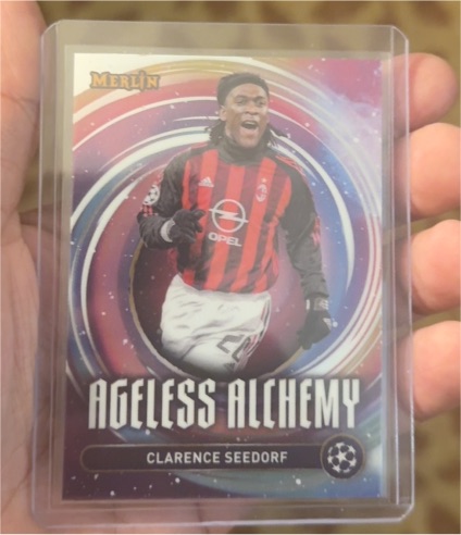 2024-25 Topps Merlin UEFA #AA-12 Clarence Seedorf Ageless Alchemy — front