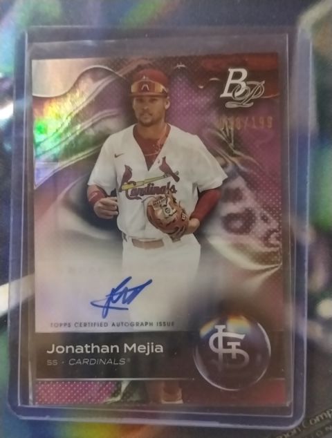 2023 Bowman Platinum #TOP-61 Jonathan Mejia — front