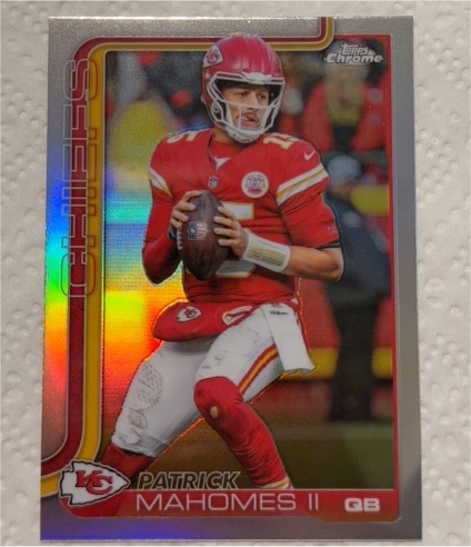 2025 Topps Chrome #148 Patrick Mahomes II — front