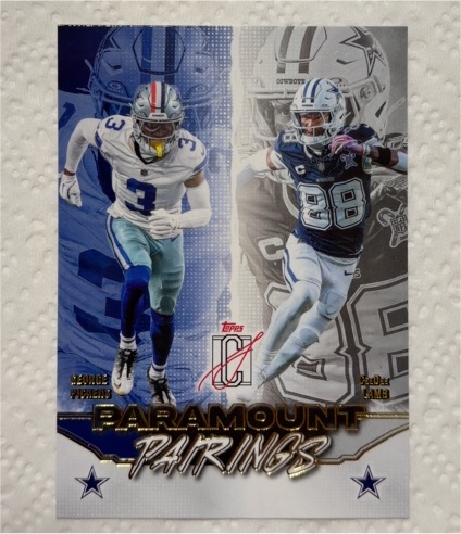 2025 Topps Signature Class Paramount Pairings #PP-13 George Pickens CeeDee Lamb — front