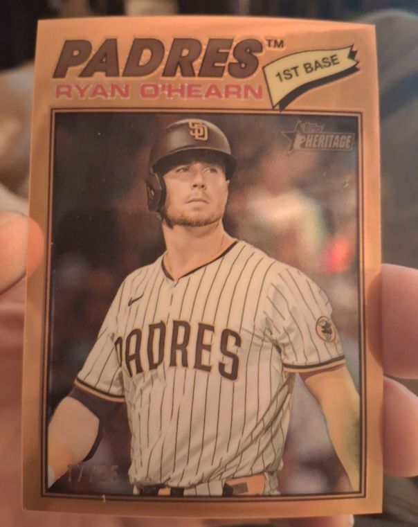 2026 Topps Heritage #215 Ryan O'Hearn — front