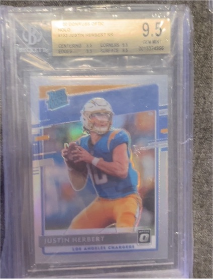 2020 Panini Donruss Optic #153 Justin Herbert — front