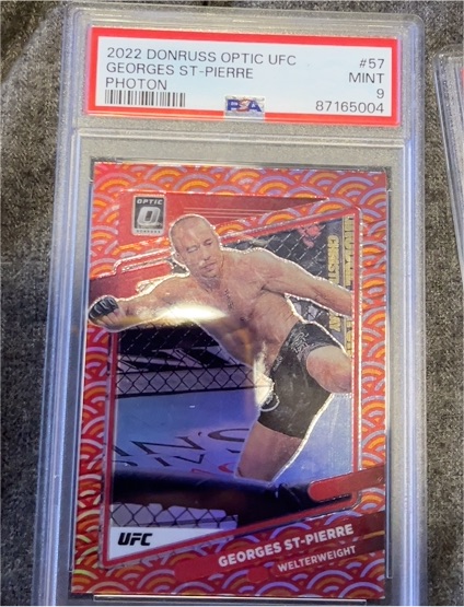 2022 Donruss Optic UFC #57 Georges St-Pierre Photon — front