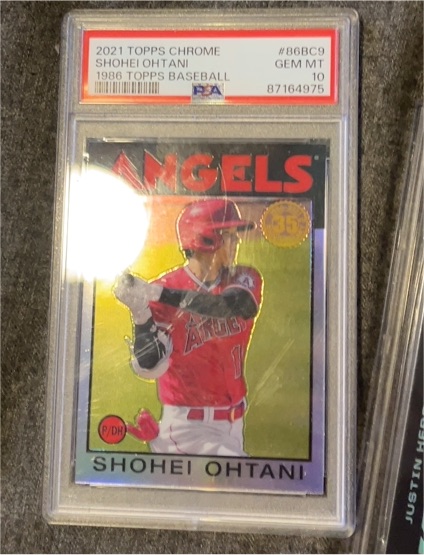 2021 Topps Chrome - 1986 Topps Baseball #86BC-9 Shohei Ohtani — front