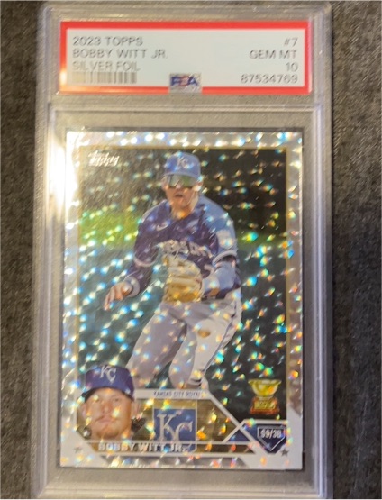 2023 Topps #7 Bobby Witt Jr. — front