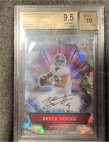 2022 Wild Card Alumination #ANBC-7 Bryce Young — front
