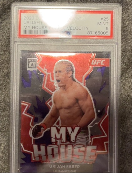 2023 Donruss Optic UFC #25 Urijah Faber My House — front