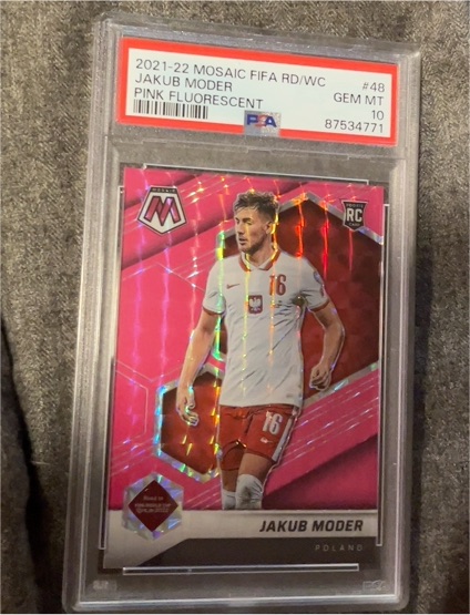 2021-22 Panini Mosaic FIFA Road to World Cup #48 Jakub Moder — front