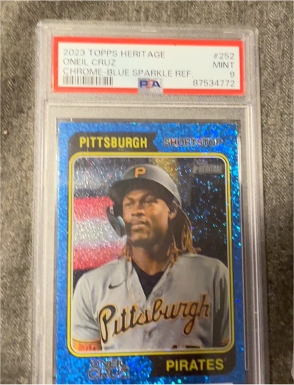 2023 Topps Heritage #252 Oneil Cruz — front