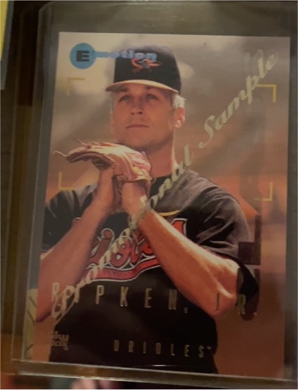 1995 Skybox Emotion #8 Cal Ripken Jr. — front