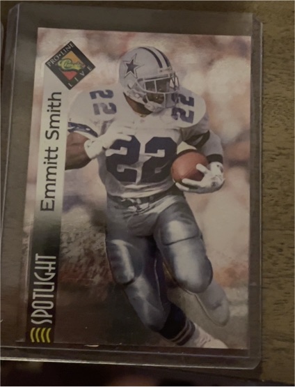 1994 Classic Pro Line Live #PB5 Emmitt Smith — front