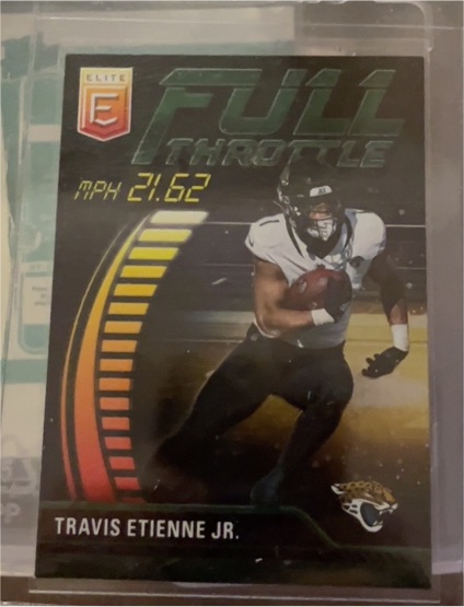 2023 Panini Donruss Elite #FT-TE Travis Etienne Jr. Full Throttle — front