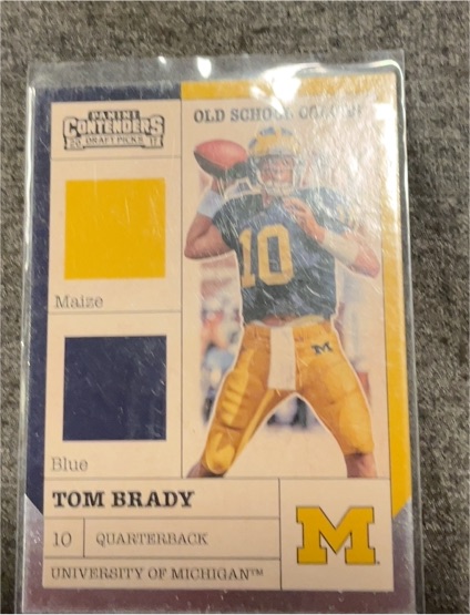 2017 Panini Contenders Draft Picks Old School Colors #20 Tom Brady — front