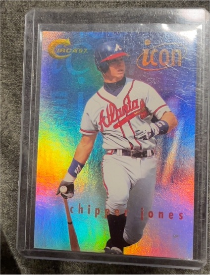 1997 Skybox Circa #5 Chipper Jones Icon — front