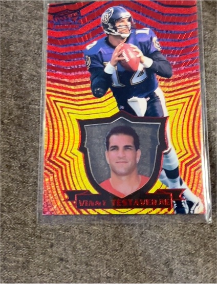 1997 Pacific Invincible #15 Vinny Testaverde — front