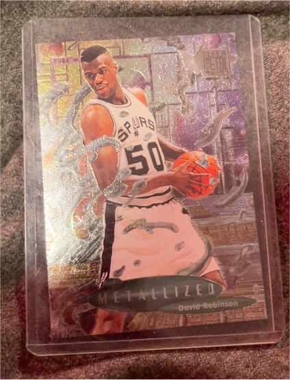 1996-97 Fleer Metal #230 David Robinson Metallized — front