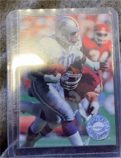1991 Pro Set Platinum #33 Barry Sanders — front