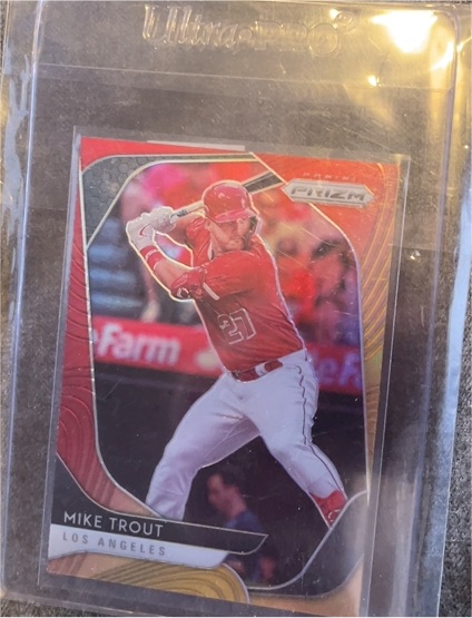 2020 Panini Prizm #196 Mike Trout — front