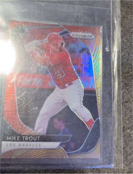2020 Panini Prizm #196 Mike Trout — front