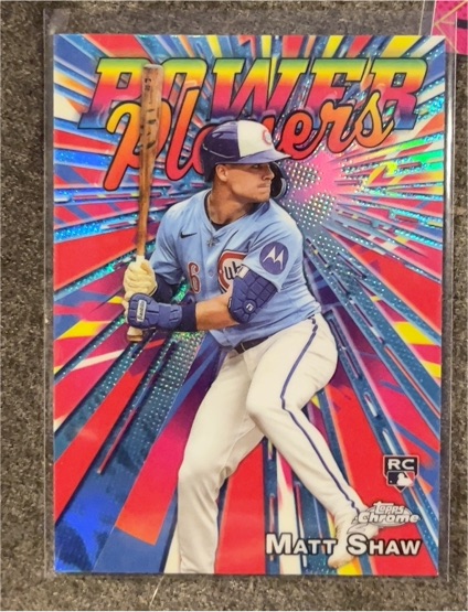2025 Topps Chrome Update Series #PP-26 Matt Shaw — front