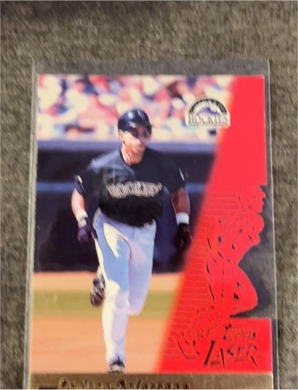 1996 Topps Laser #39 Vinny Castilla — front