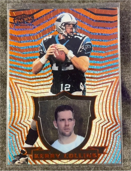 1997 Pacific Invincible #23 Kerry Collins — front