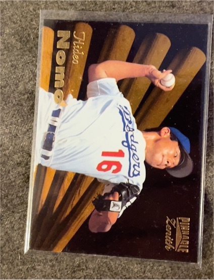 1996 Pinnacle Zenith #84 Hideo Nomo — front