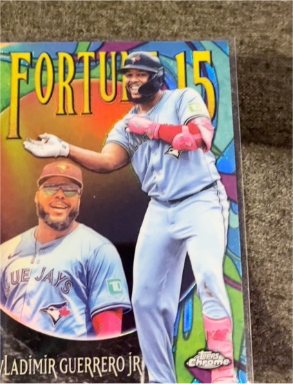 2025 Topps Chrome Update Series Fortune 15 #F15-7 Vladimir Guerrero Jr. — front