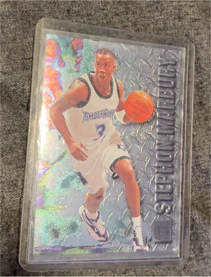 1996-97 Fleer Metal #189 Stephon Marbury — front