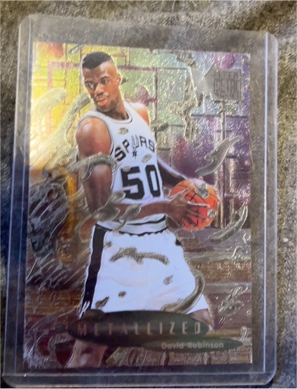 1996-97 Fleer Metal #230 David Robinson — front