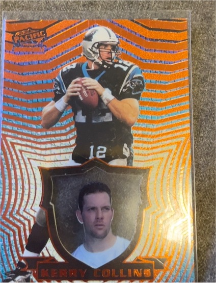 1997 Pacific Invincible #23 Kerry Collins — front