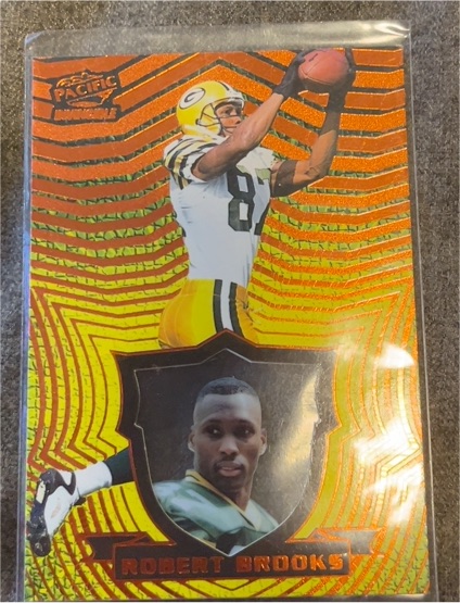 1996 Pacific Invincible #I-52 Robert Brooks — front