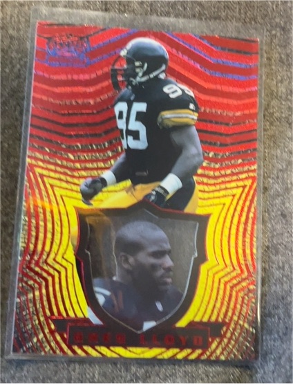 1996 Pacific Invincible #I-117 Greg Lloyd — front