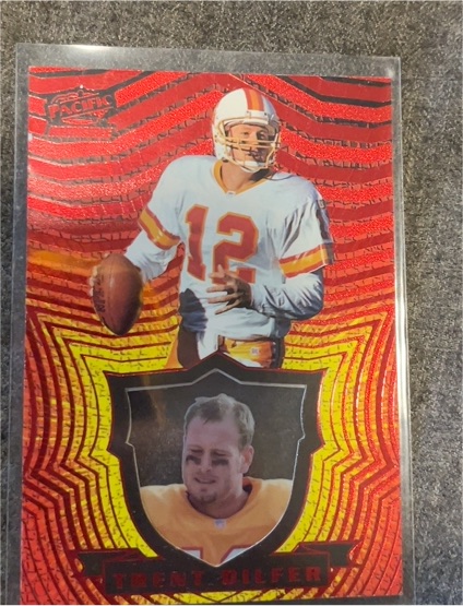 1997 Pacific Invincible #143 Trent Dilfer — front