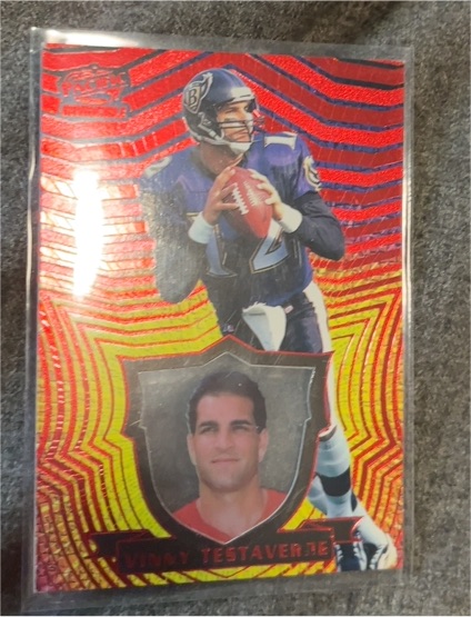 1997 Pacific Invincible #15 Vinny Testaverde — front