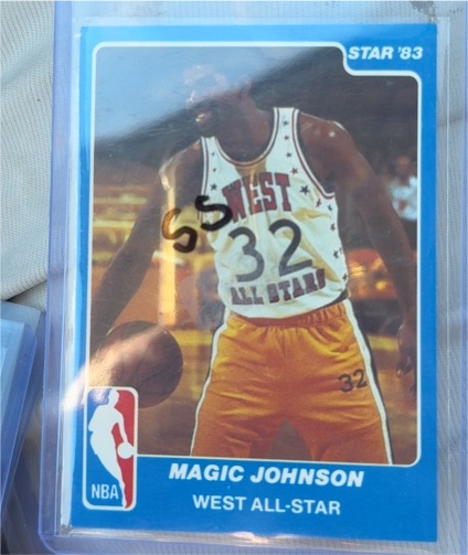 1983 Star #18 Magic Johnson West All-Star — front