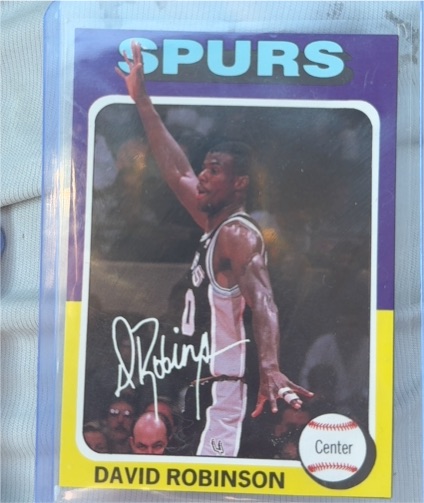 1991 Topps Superstars & Rookies #13 David Robinson — front