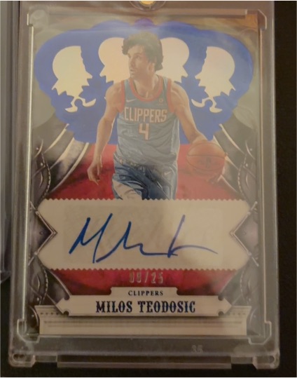 2017-18 Panini Crown Royale #CR-MTT Milos Teodosic — front
