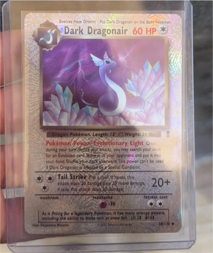 2002 Legendary Collection #38 Dark Dragonair — front