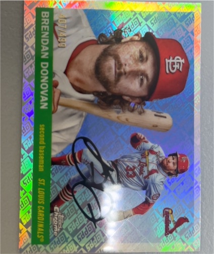 2025 Topps Chrome Platinum #149 Brendan Donovan — front