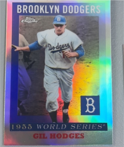 2025 Topps Chrome Platinum Anniversary #55WS-5 Gil Hodges — front