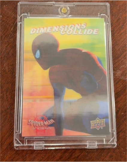 2022 Upper Deck Spider-Man Into the Spider-Verse #DC-15 Dimensions Collide Spider-Man — front