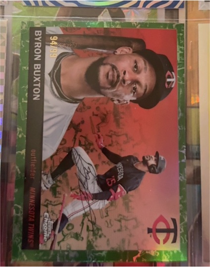 2025 Topps Chrome Platinum #43 Byron Buxton — front