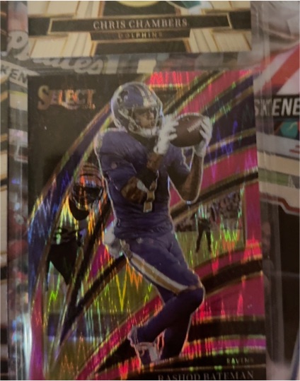 2025 Panini Select #199 Chris Chambers Pink Shock Prizm — front