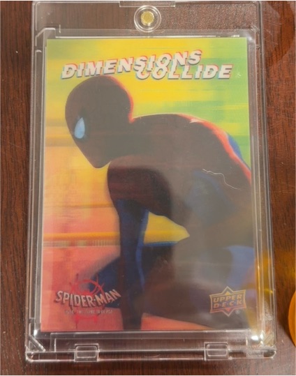 2022 Upper Deck Spider-Man Into the Spider-Verse #DC-02 Dimensions Collide — front