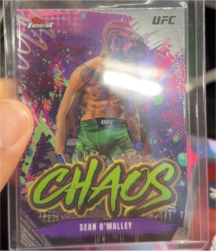 2024 Topps Finest UFC #CHA-21 Sean O'Malley Chaos — front
