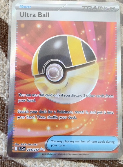 2026 Pokémon #264 Ultra Ball — front