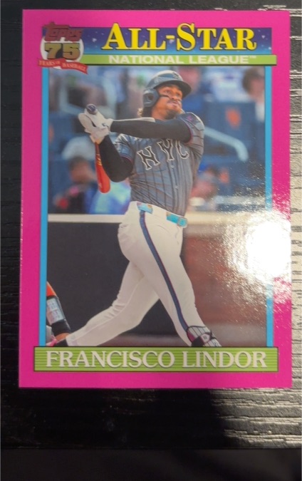 2026 Topps Series 2 1991 All-Star #91AS-9 Francisco Lindor — front
