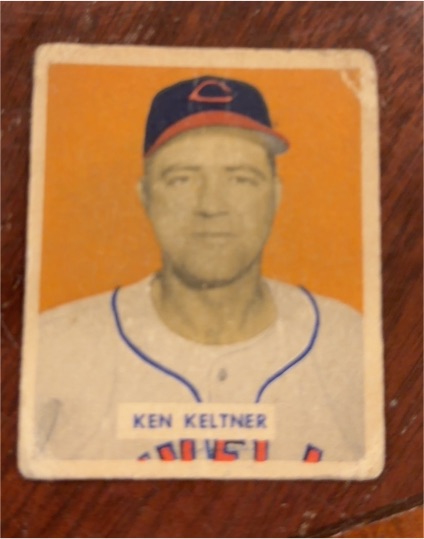 1949 Bowman #125 Ken Keltner — front