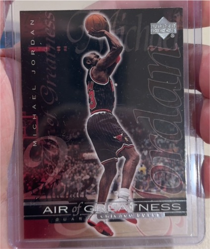 1999 Upper Deck Air of Greatness #144 Michael Jordan — front